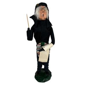 Vintage 1983 Byers’ Choice Caroler Ebenezer Scrooge Dickens Christmas Signed 13”